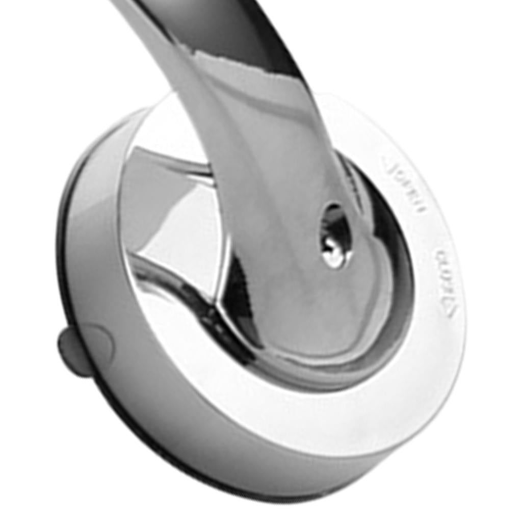 Suction Cup Door Handle Household Accessories Helping Handle for Hotel Silver