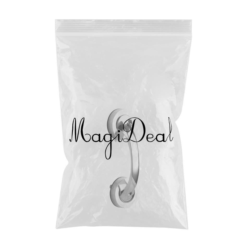 Suction Cup Door Handle Household Accessories Helping Handle for Hotel Silver