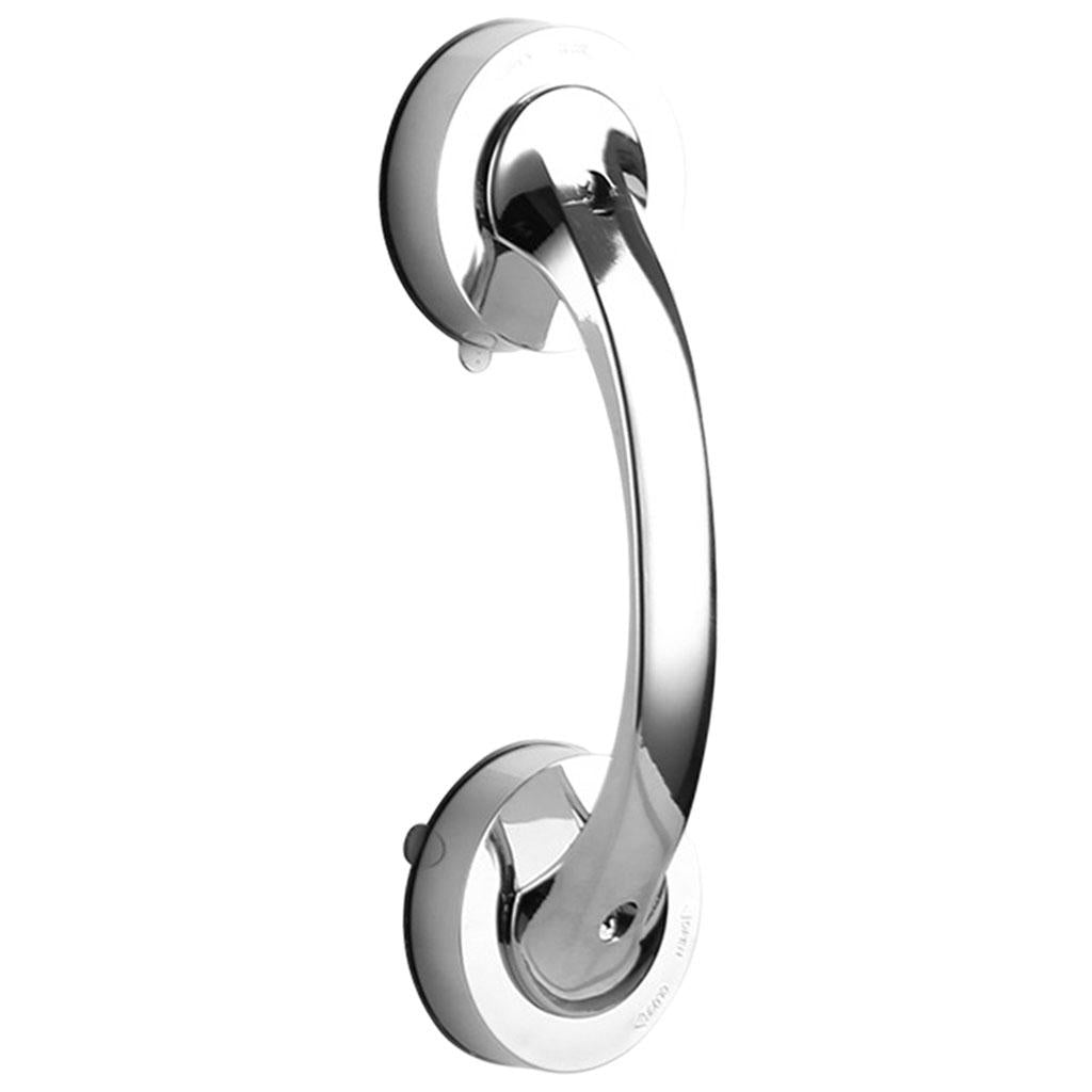 Suction Cup Door Handle Household Accessories Helping Handle for Hotel Silver