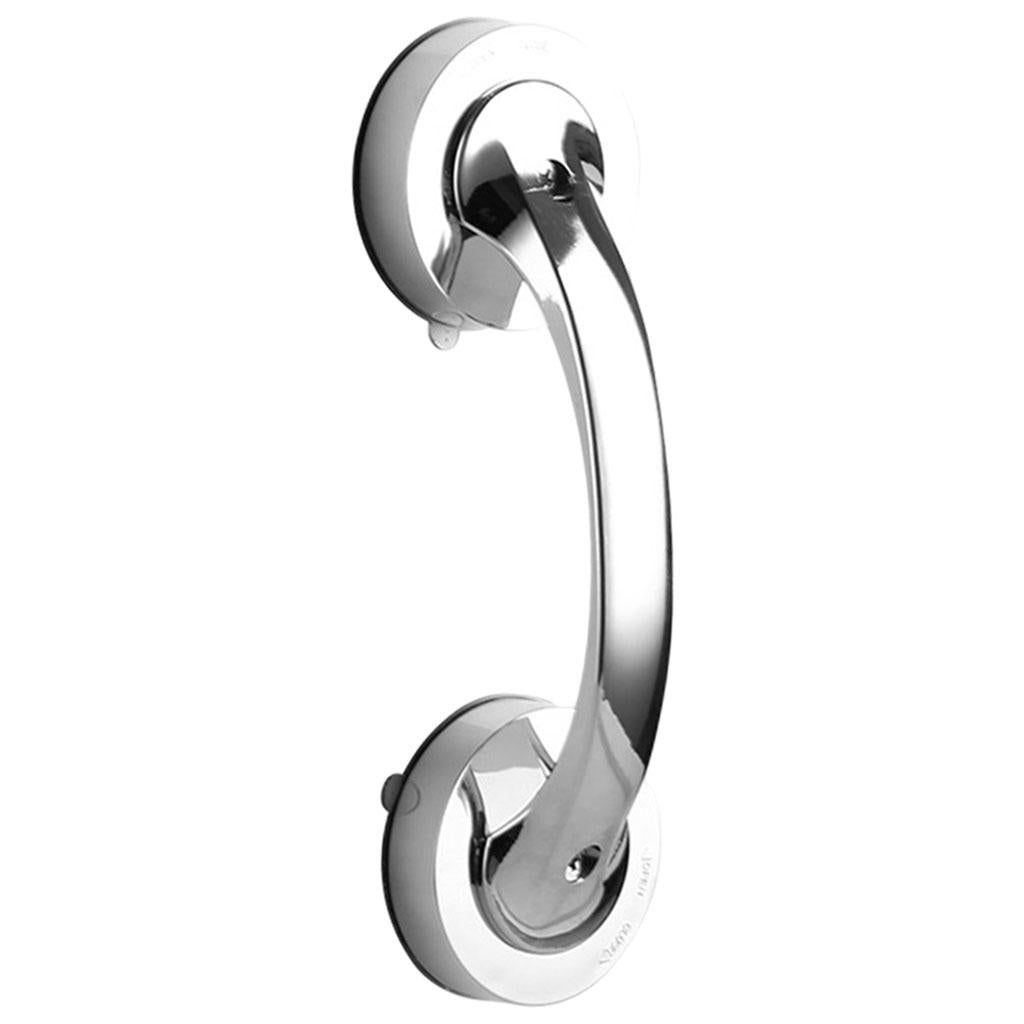 Suction Cup Door Handle Household Accessories Helping Handle for Hotel Silver