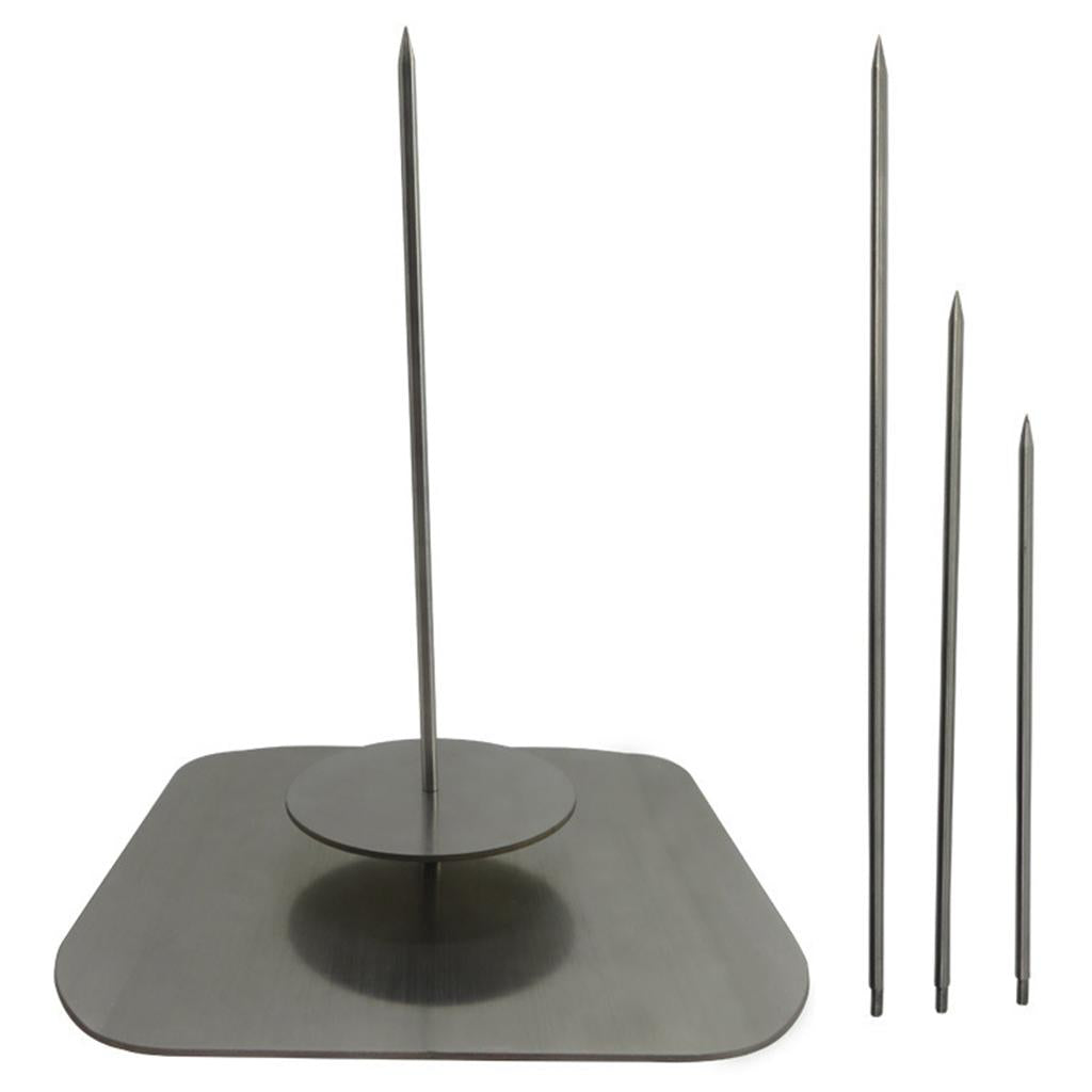 Stainless Steel Vertical Skewer Oven Kebab Spike Stand BBQ Rack square