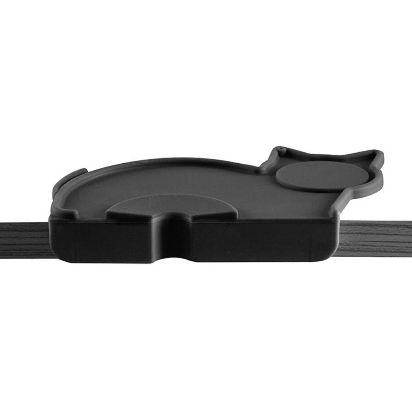 Coffee Tampering Tamping Corner Mat Holder Silicone Pad Anti-Slip Black
