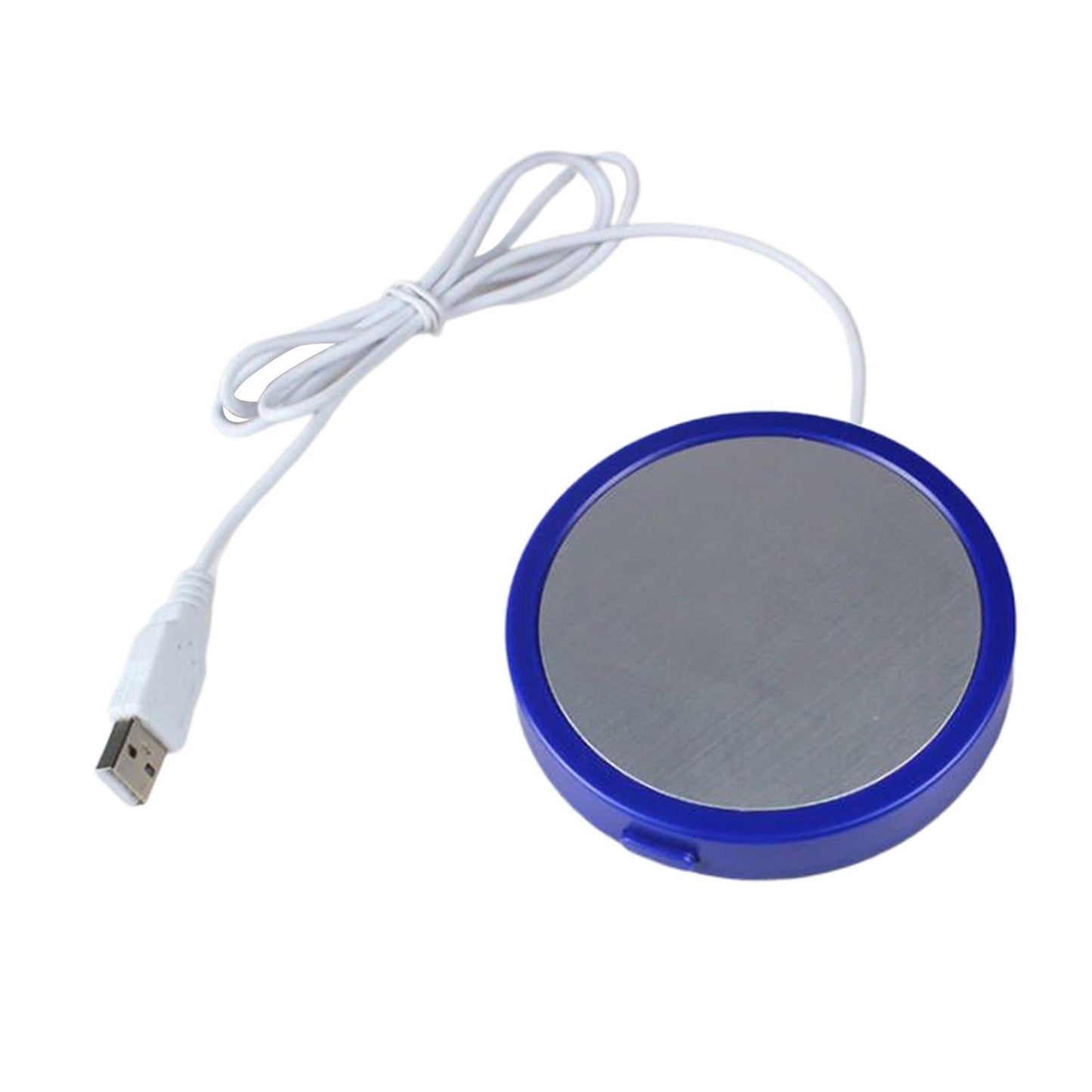 Electric Mug Warmer Desktop Beverage Keep Warm Drinking Cup Heating Blue