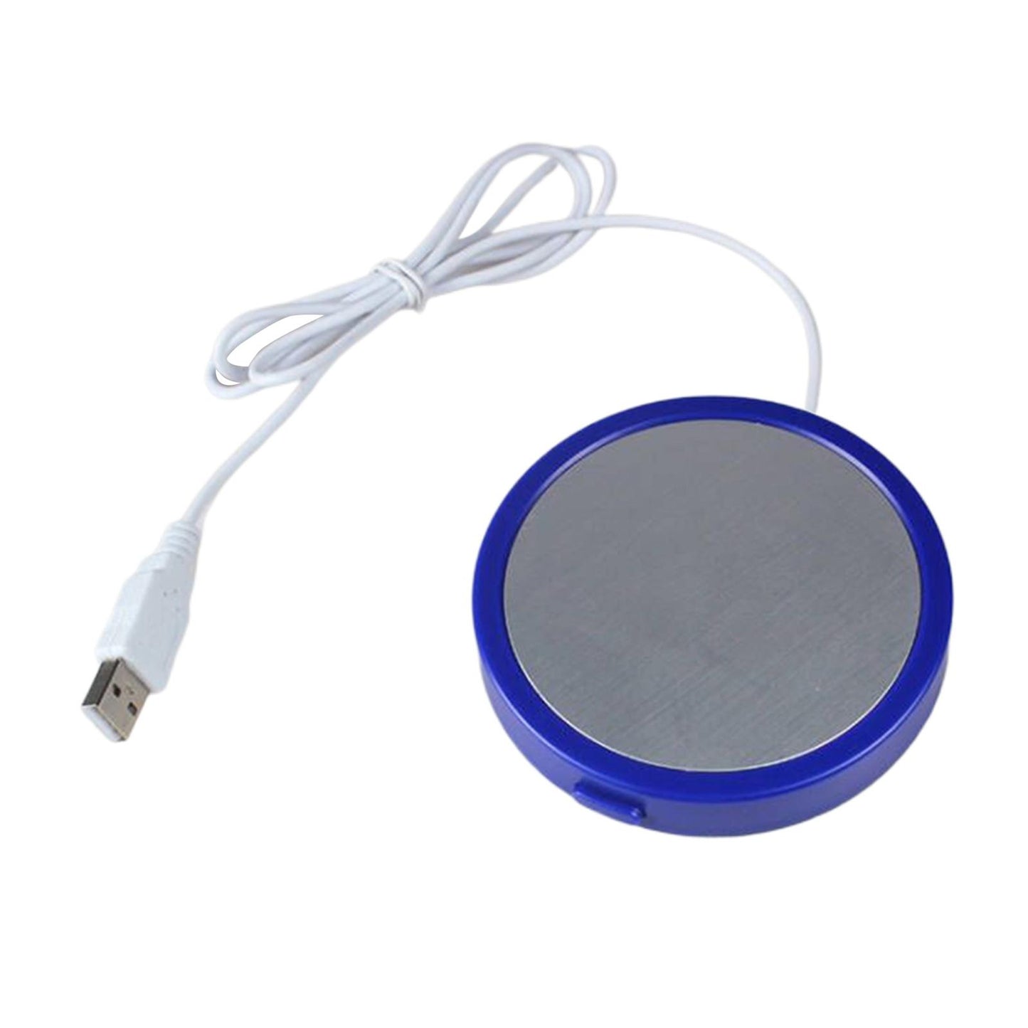 Electric Mug Warmer Desktop Beverage Keep Warm Drinking Cup Heating Blue