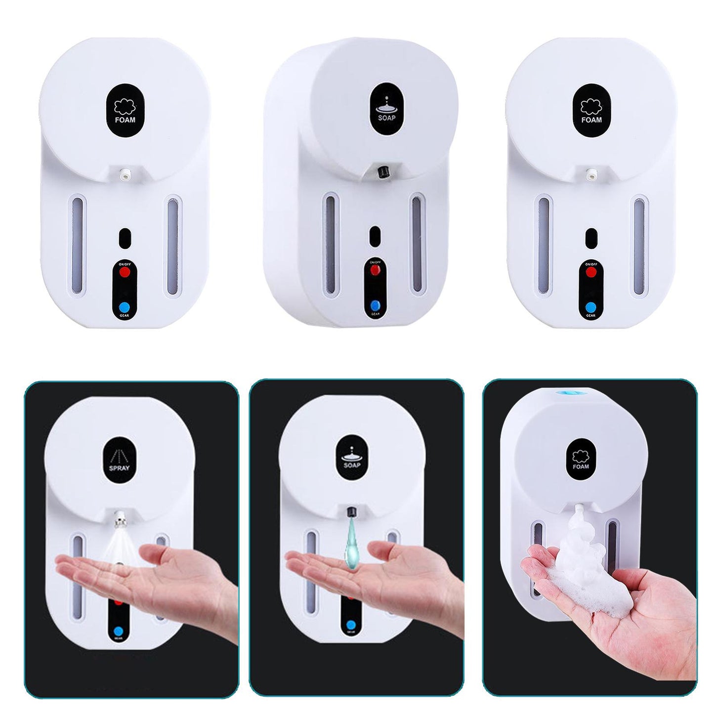 Touchless Soap Dispenser Automatic Handsfree Soap Dish Battery Foam Type