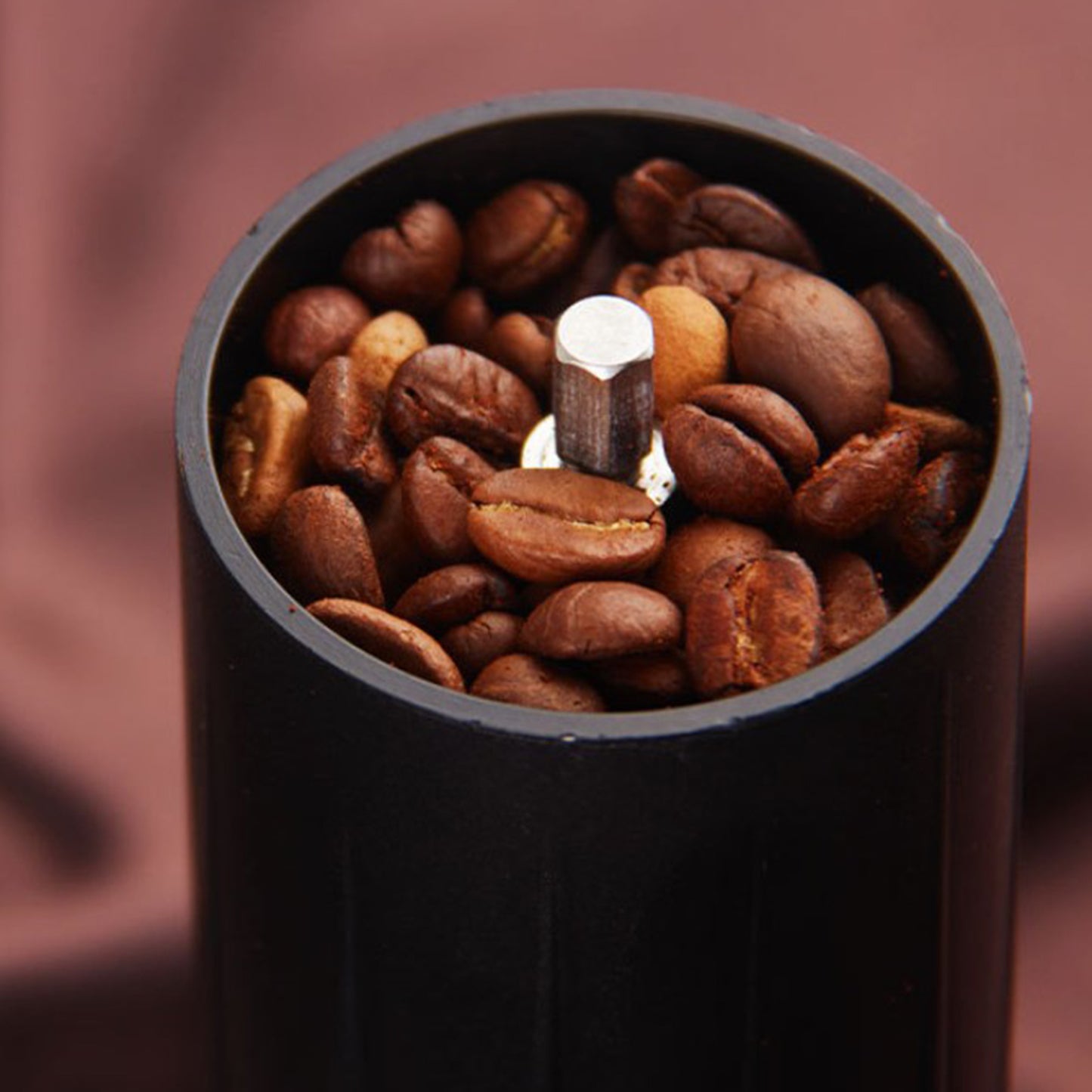 Mini Manual Coffee Bean Hand Grinder Machine Stainless Steel Burr Black