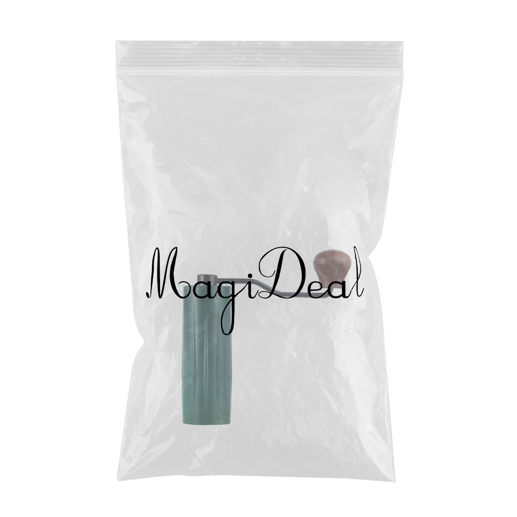 Mini Manual Coffee Bean Hand Grinder Machine Stainless Steel Burr Green