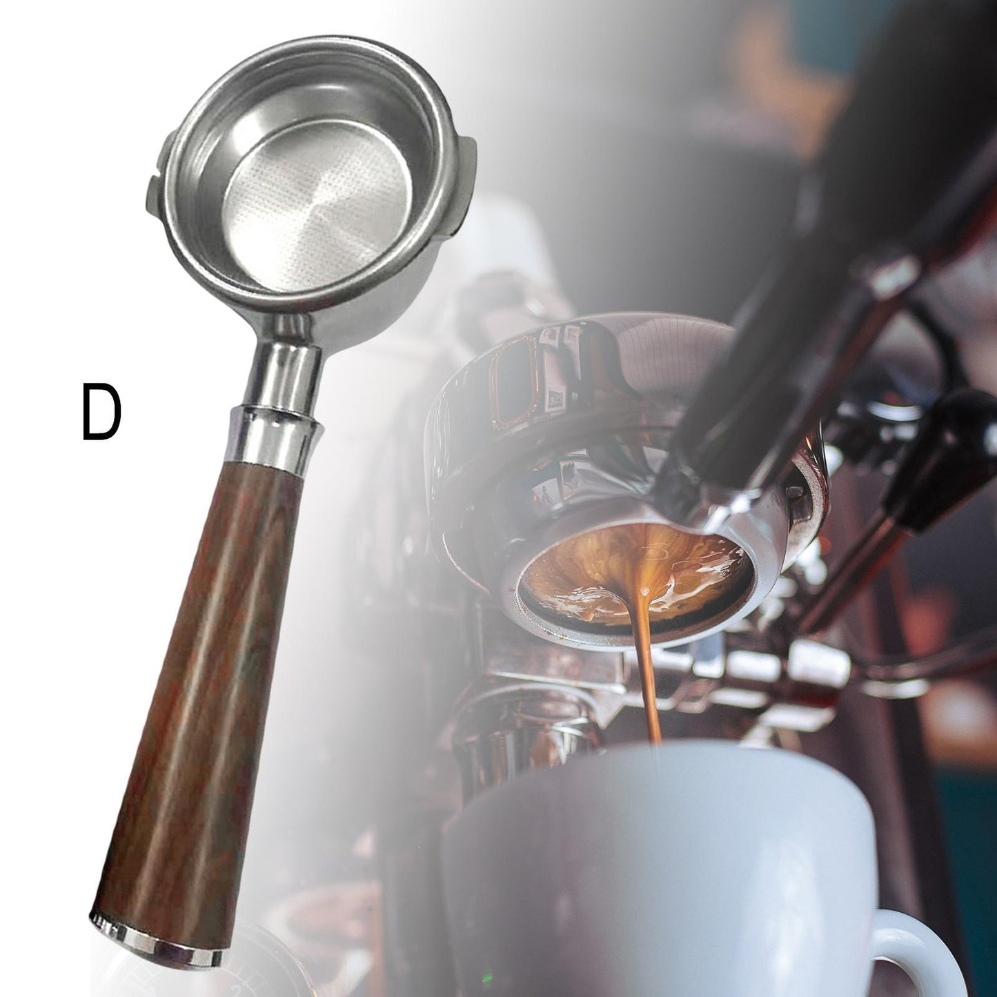 58mm Coffee Bottomless Portafilter Filter fits for Breville BES920 980 D