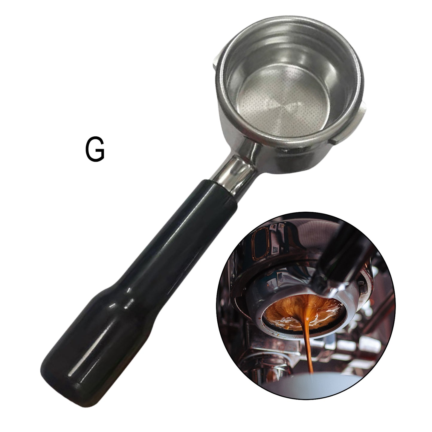 58mm Coffee Bottomless Portafilter Filter fits for Breville BES920 980 G