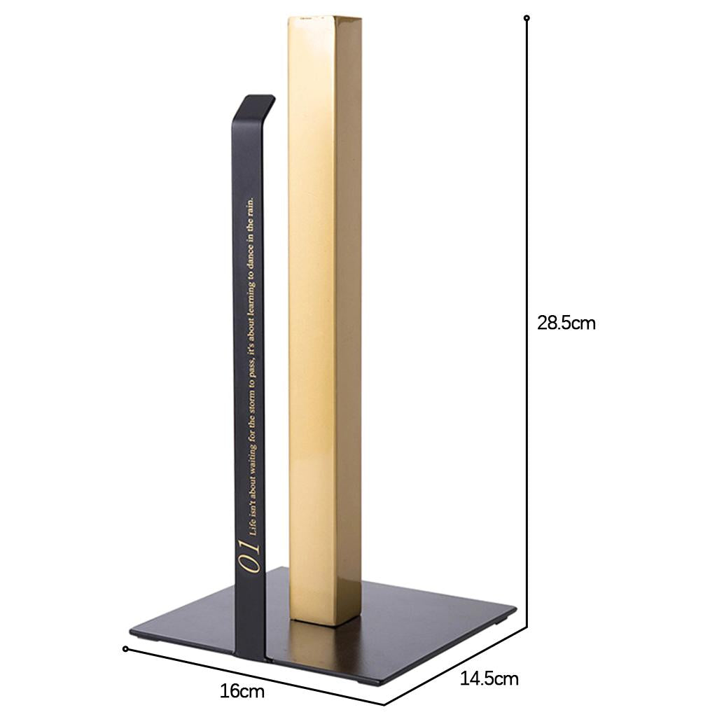 Paper Towel Holder 13 inch Dispenser Modern Standing for Kitchen Family