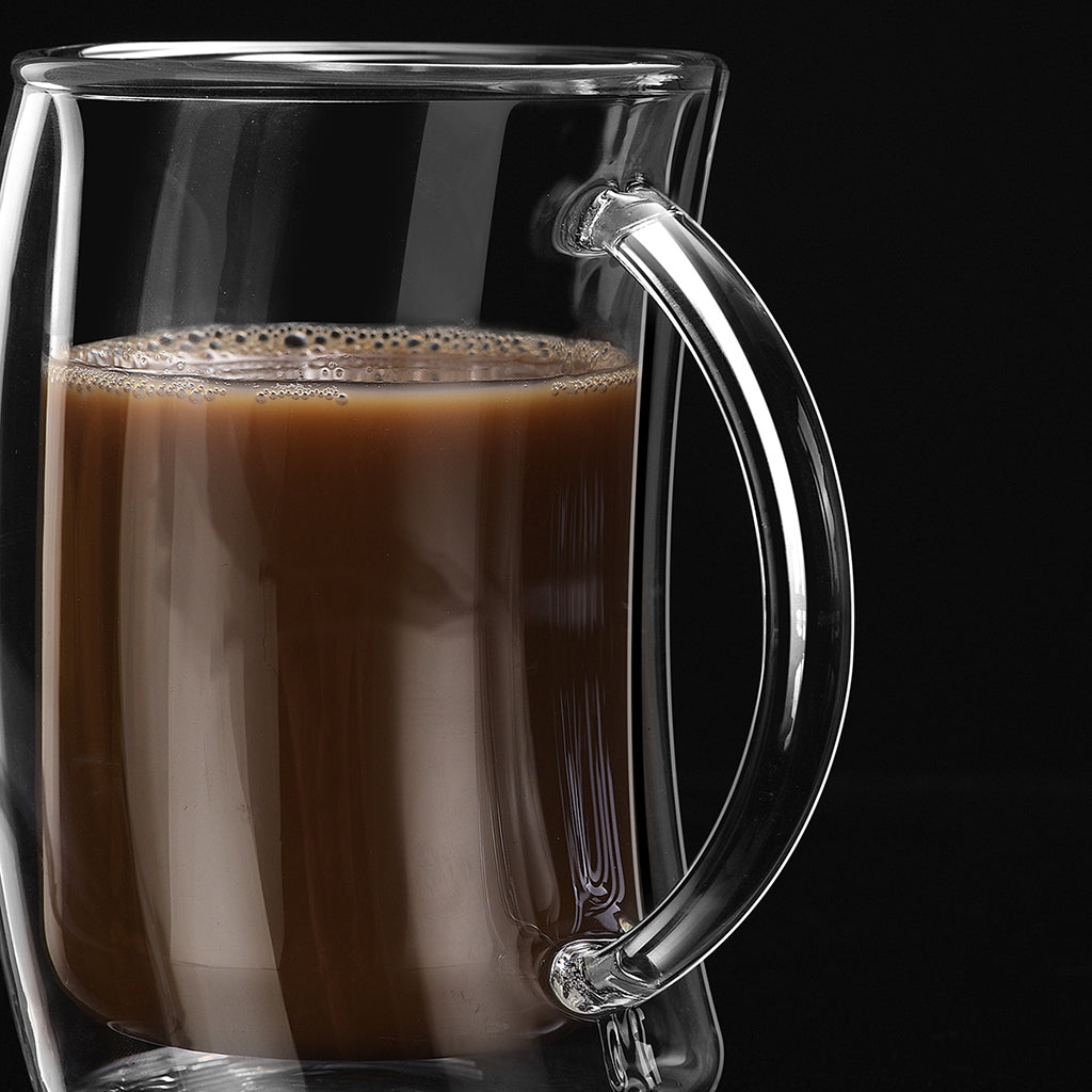 Double Shot Glass Cup Drinkware Heat Resistant Macchiato Coffee Cup