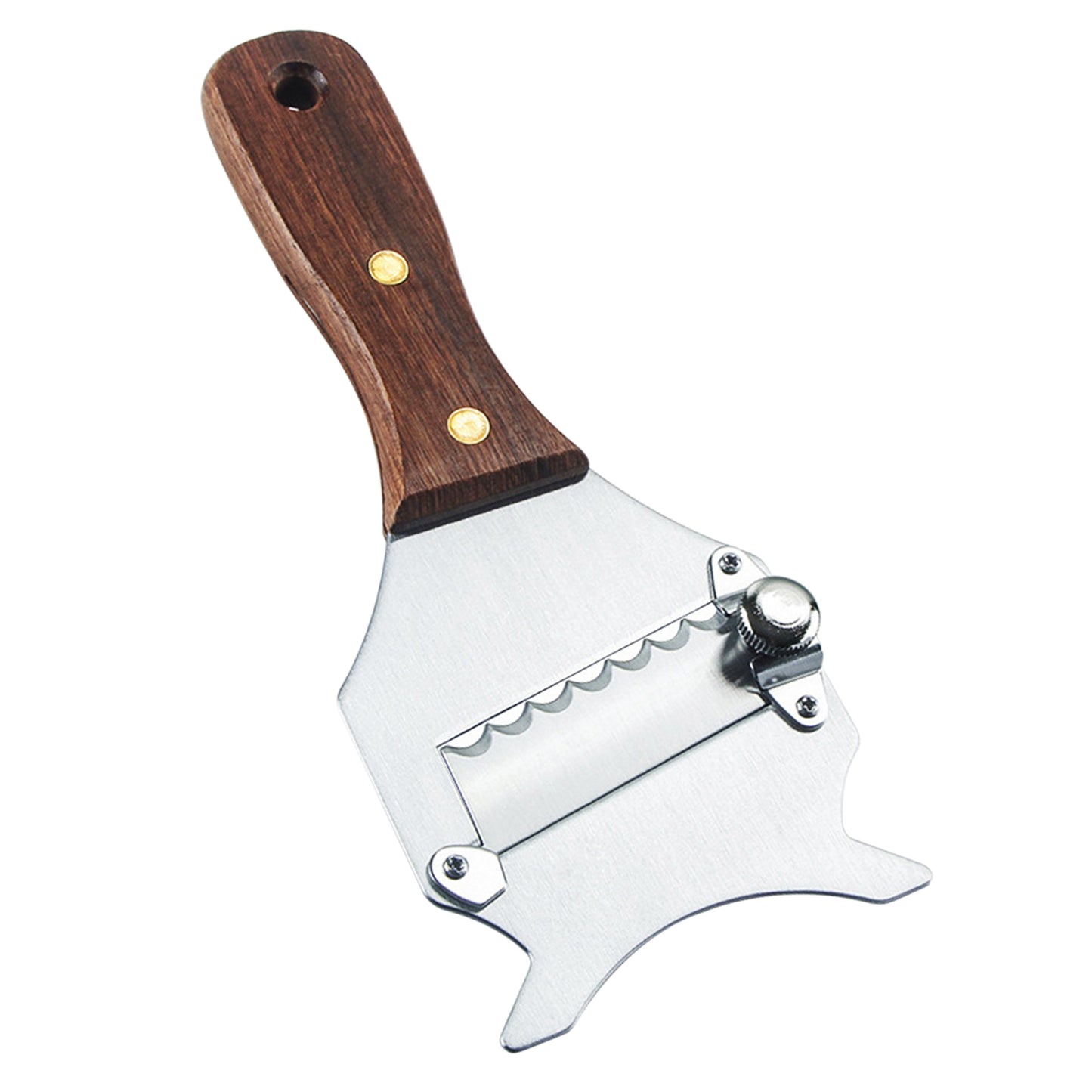 Rustproof Truffle Slicer Adjustable Chocolate Cheese Shaver Beech Handle