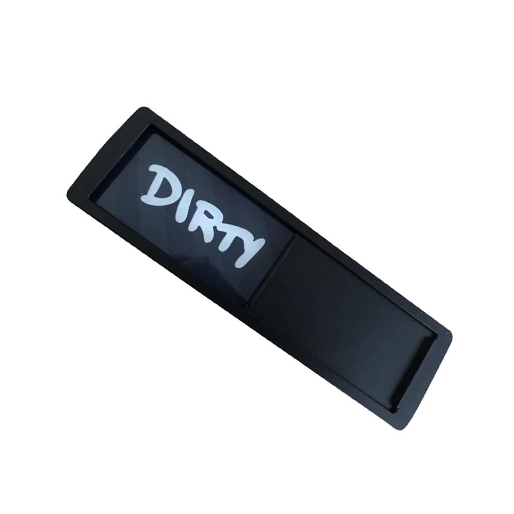 Magnet Clean Dirty Sign Dishwasher Indicator for Kitchen Dishwasher Fridge Blue Gray Black