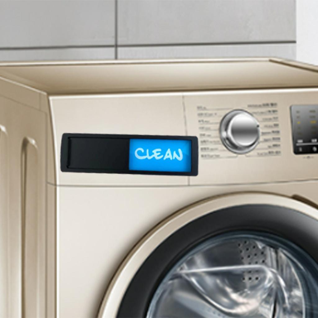 Magnet Clean Dirty Sign Dishwasher Indicator for Kitchen Dishwasher Fridge Blue Gray Black