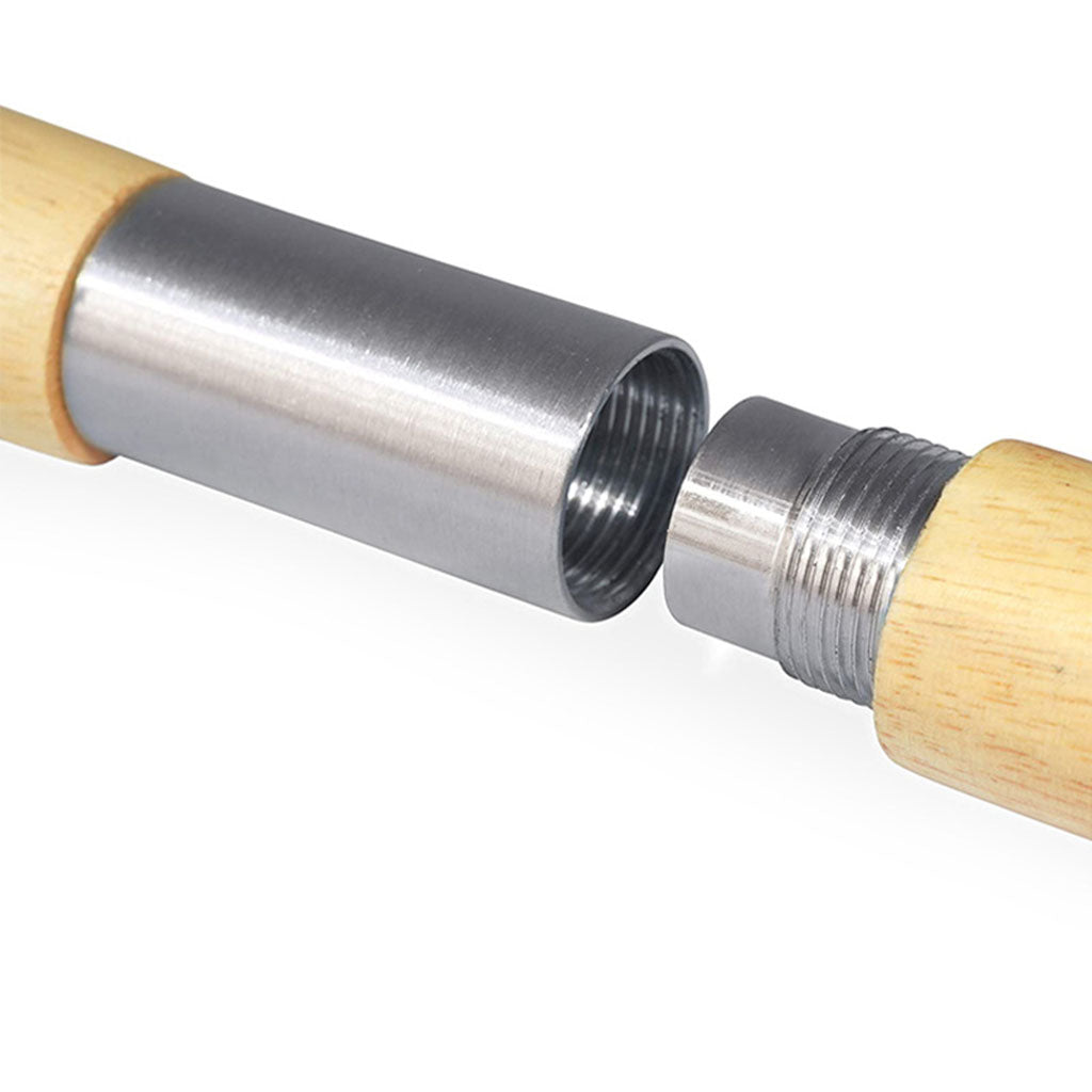 Aluminum Anti-scald Pizza Turning Peel Metal with Wood Handle Homemade Pizza