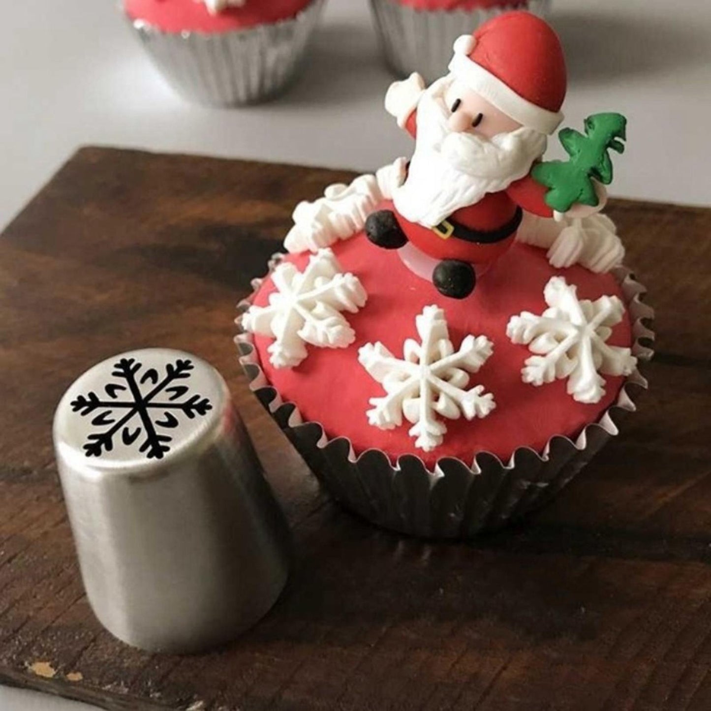 Stainless Steel Icing Piping Nozzle Pastry Xmas Flower Mouth Cake Decorating