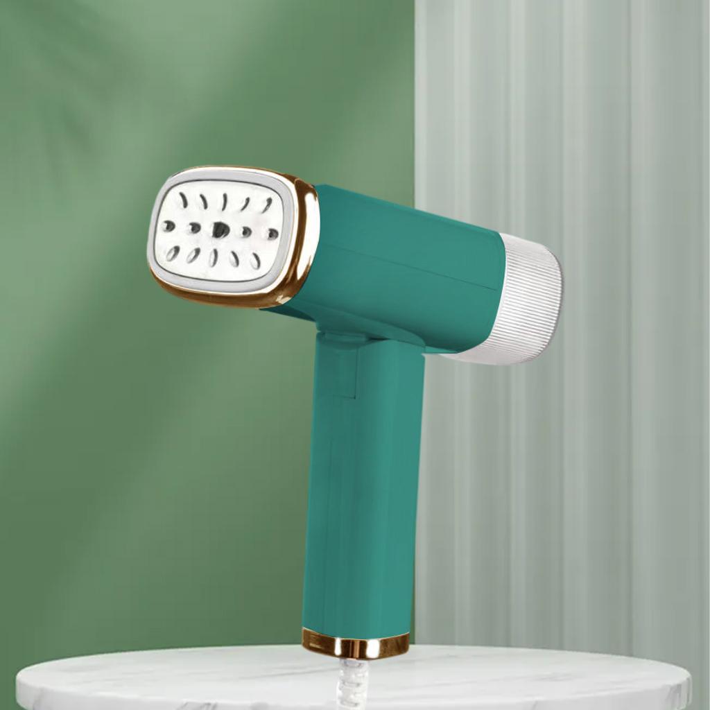 Handheld Garment Steamer Wrinkle-Free Sterilization Steam for Clothes green