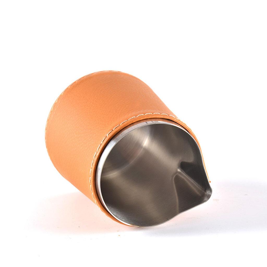 Stainless Steel Milk Frothing Jug Pull Flower Cup Coffee Making Tools 350ML
