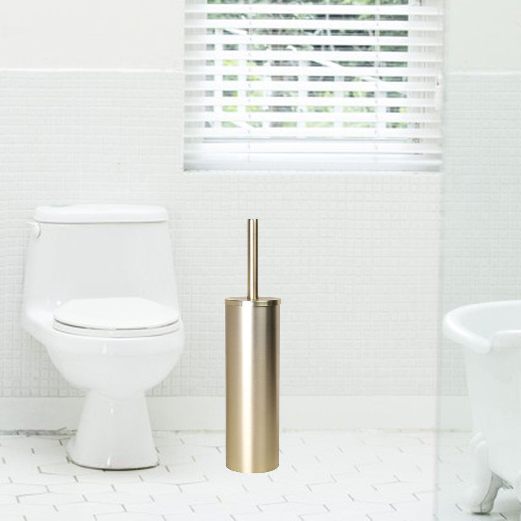 Stainless Steel Toilet Brush Holder Long Handle No Dead Corner for Toilet