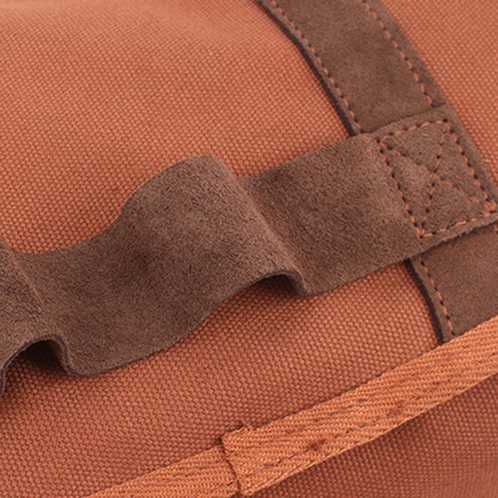 Barware Roll Bag with Handle Easy Carry Professional Storage Bag Brown