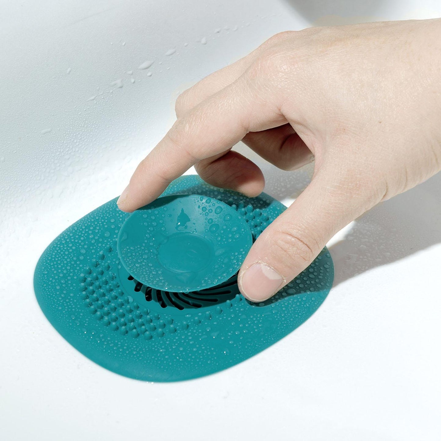 Tpr Silicone Strainer Diverse Needs Vortex for Household Cleaning Bathtub green