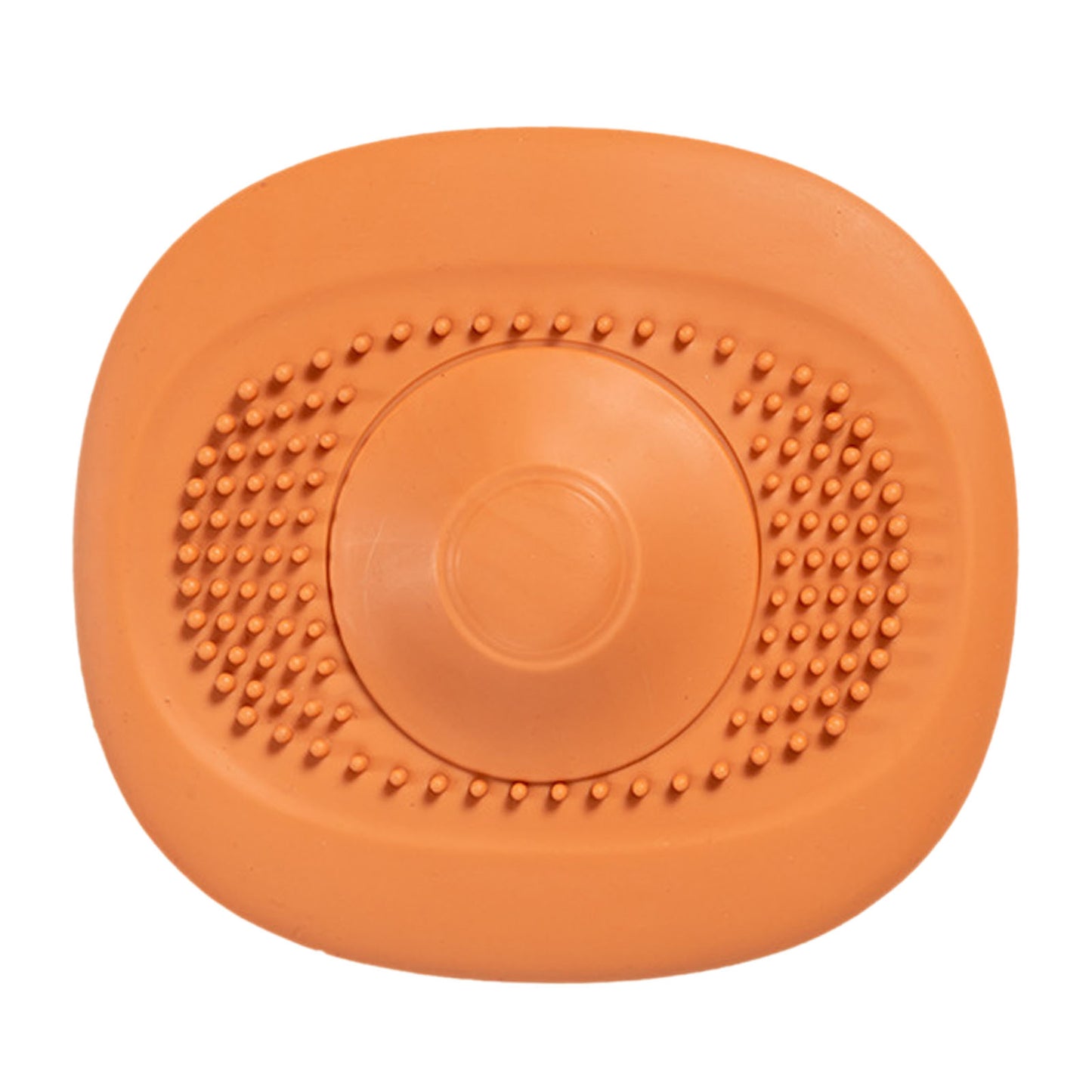 Tpr Silicone Strainer Diverse Needs Vortex for Household Cleaning Bathtub orange