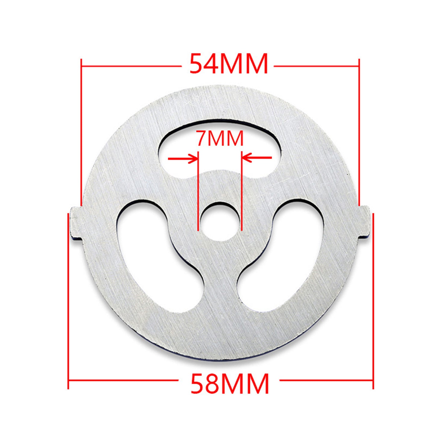 Stainless Steel Meat Meat Grinder Plates Discs for Food Chopper Kitchen Aid 3 Holes