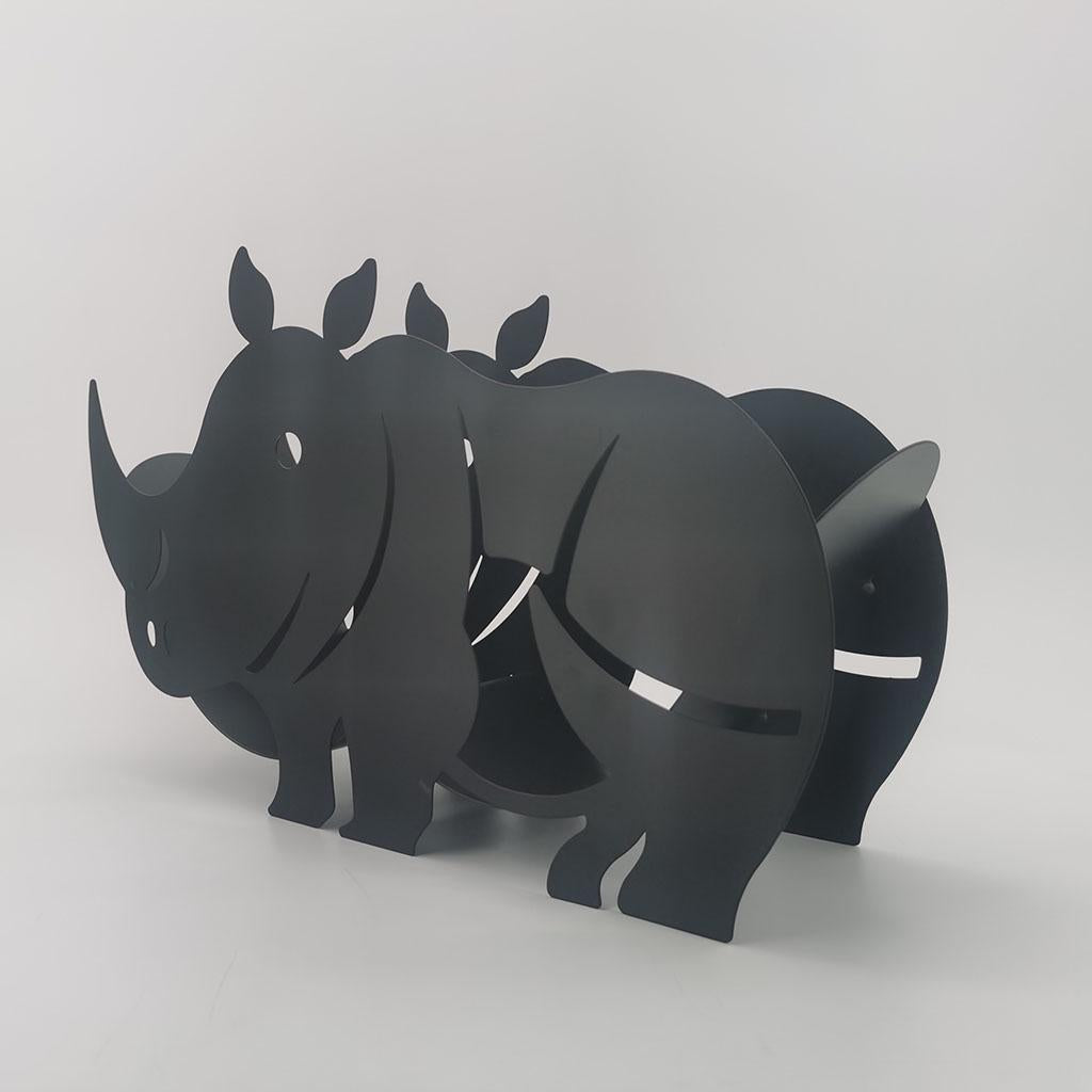 Iron Toilet Roll Holder Unique Free Standing for Kitchen Home Bathroom 36.5x12x23.5cm