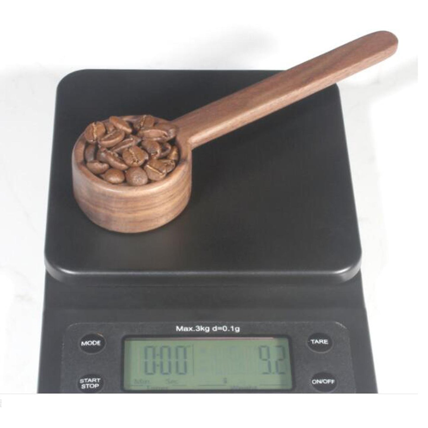 Coffee Measuring Spoon Tablespoon Wooden Coffee Bean Scoop Long handle 10g