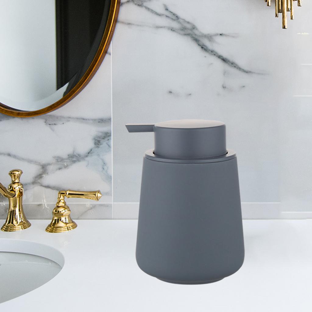 Portable Soap Dispenser Hand Sanitizer Bottle Press Bottle for Bathroom Grey