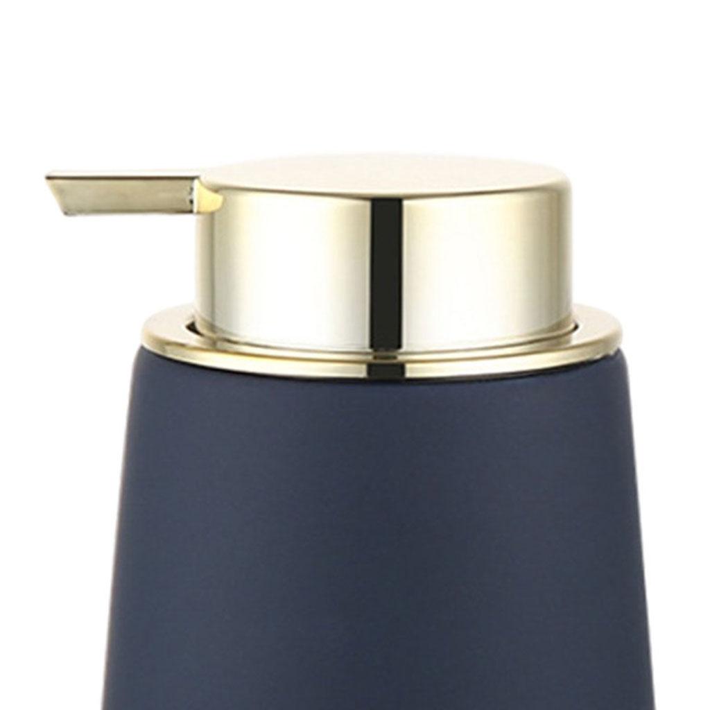 Portable Soap Dispenser Hand Sanitizer Bottle Press Bottle for Bathroom Dark Blue