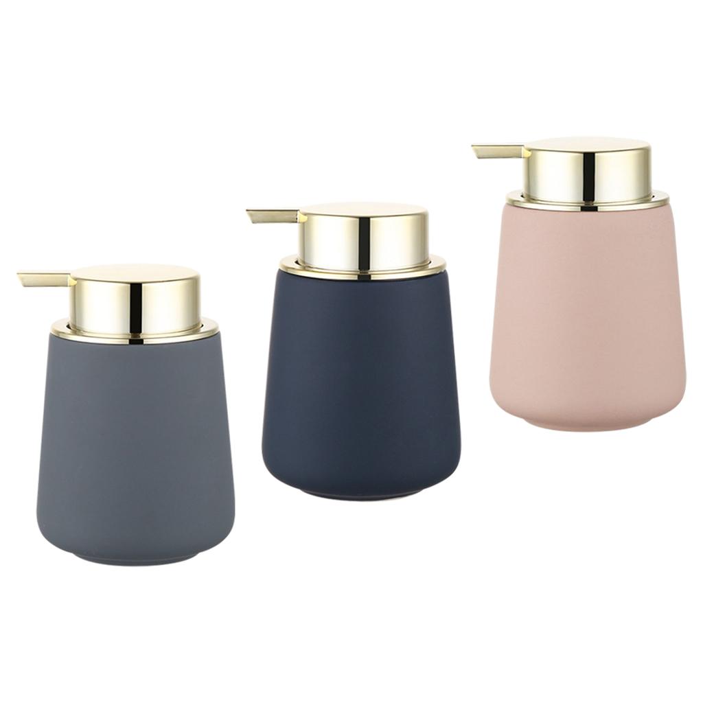 Portable Soap Dispenser Hand Sanitizer Bottle Press Bottle for Bathroom Dark Blue
