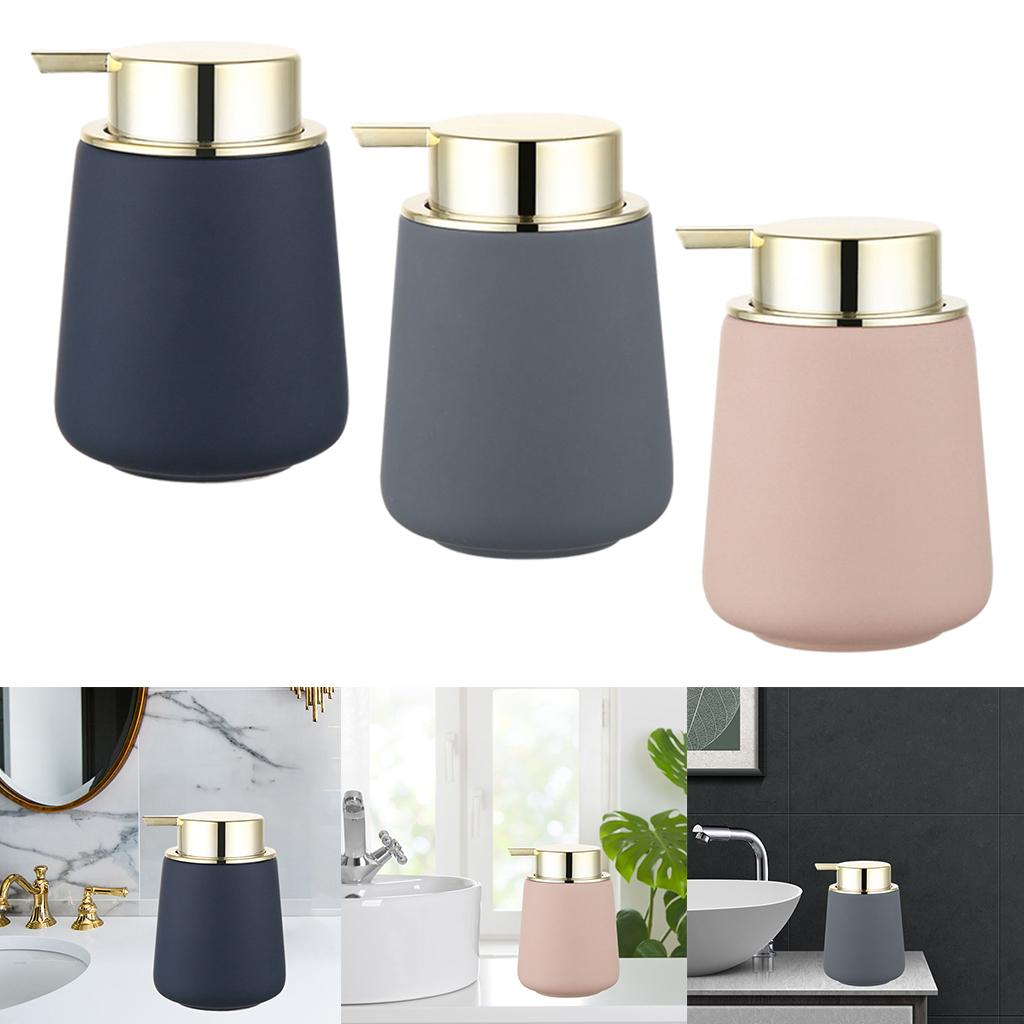 Portable Soap Dispenser Hand Sanitizer Bottle Press Bottle for Bathroom Dark Blue