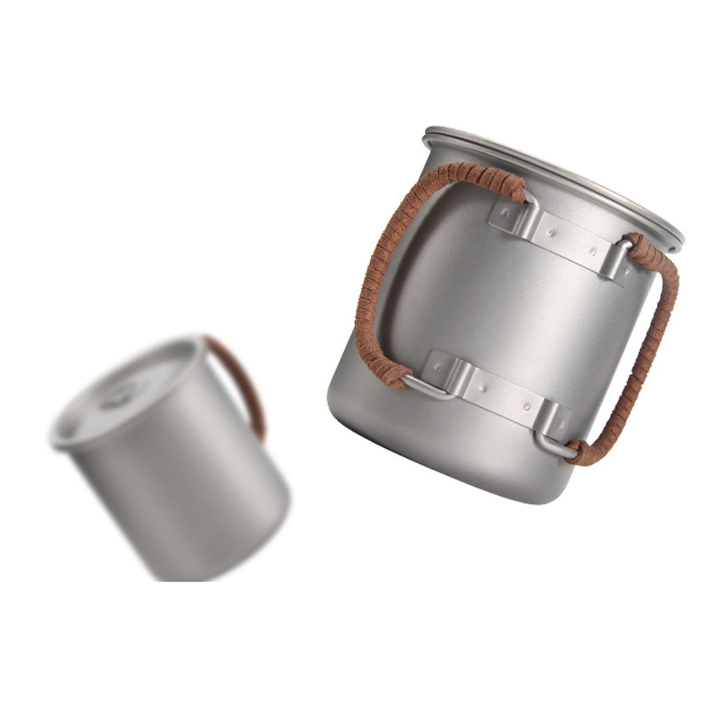 Reusable Titanium Cup Beverages Milk Coffee Mug for Outdoor Cookware Fishing