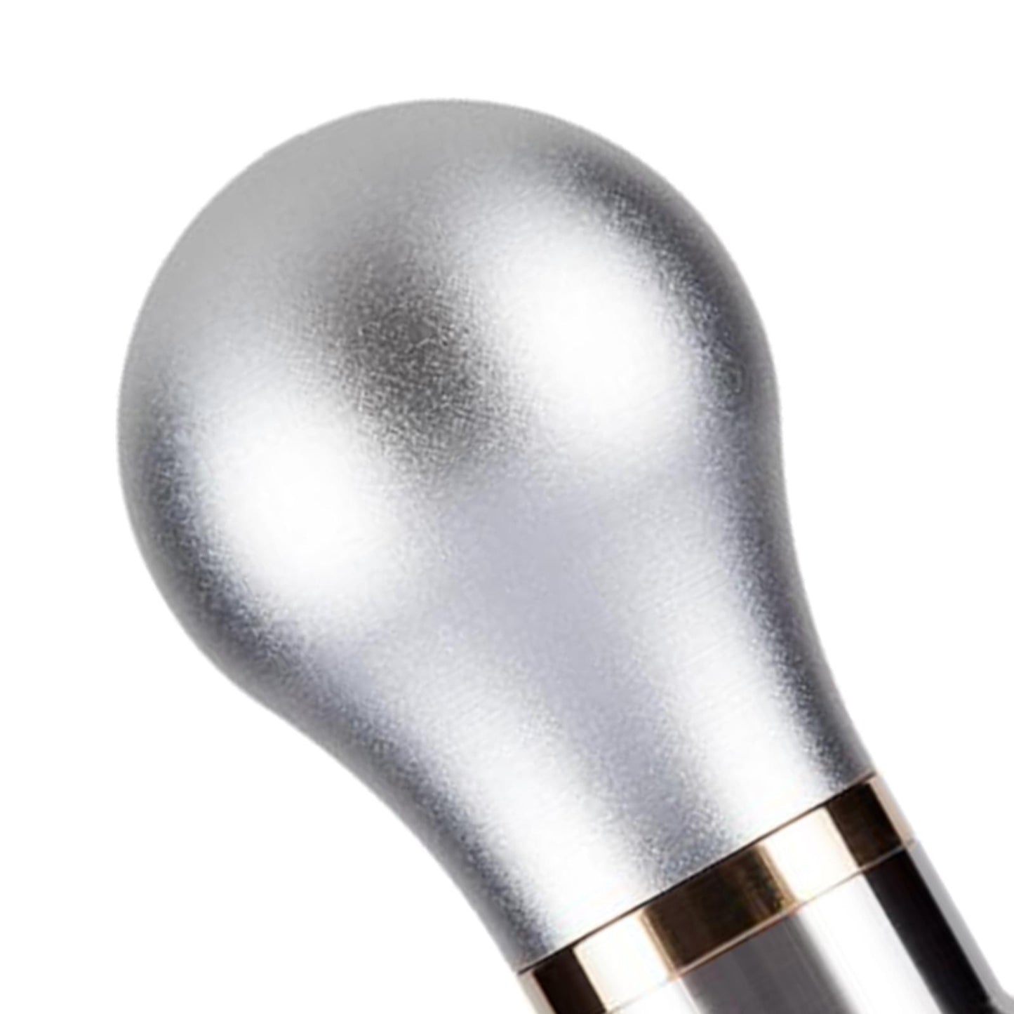 58.5mm Coffee Espresso Tamper Ergonomic Handle Flat Stainless Base Silver