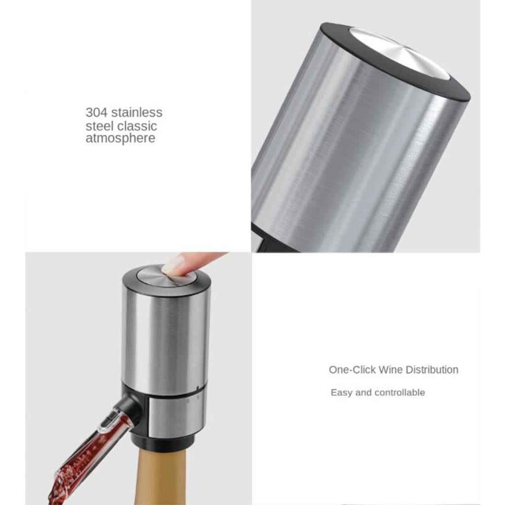 Electric Wine Aerator Pourer Accelerated Oxidation for Red White Wine Lovers