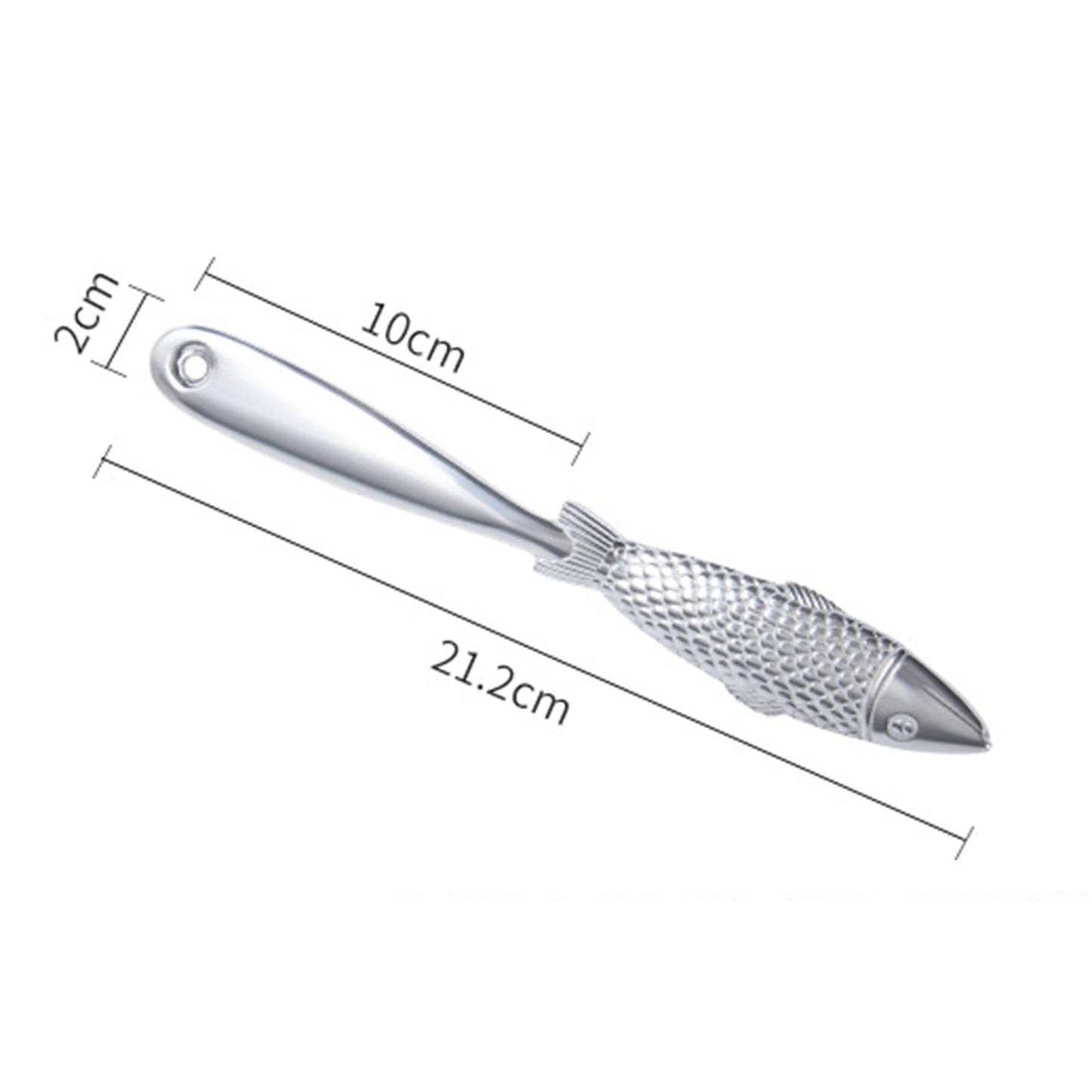 Seafood Cleaning Tools Household Easy Clean Fish Scale Clean Brush Silver