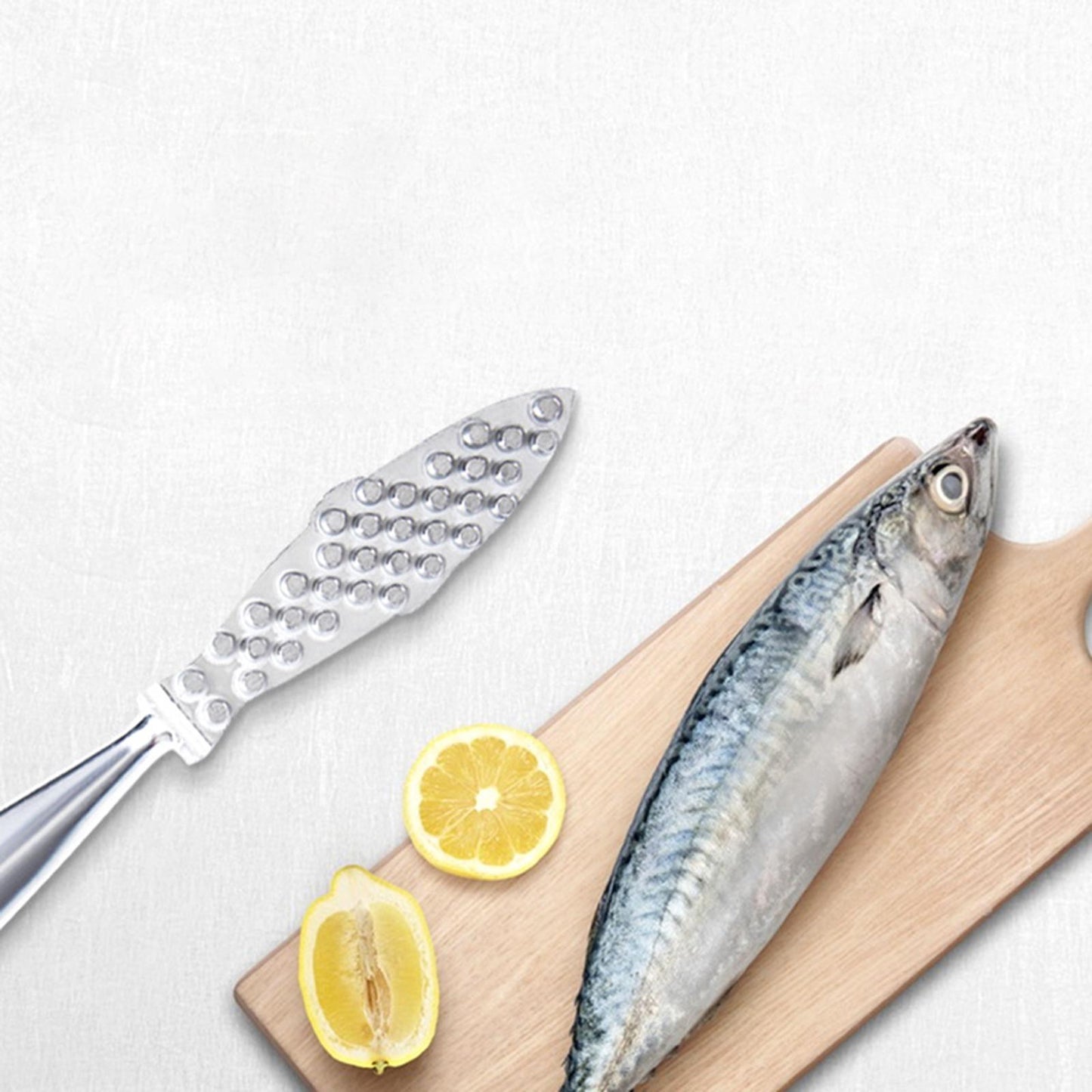 Seafood Cleaning Tools Household Easy Clean Fish Scale Clean Brush Silver