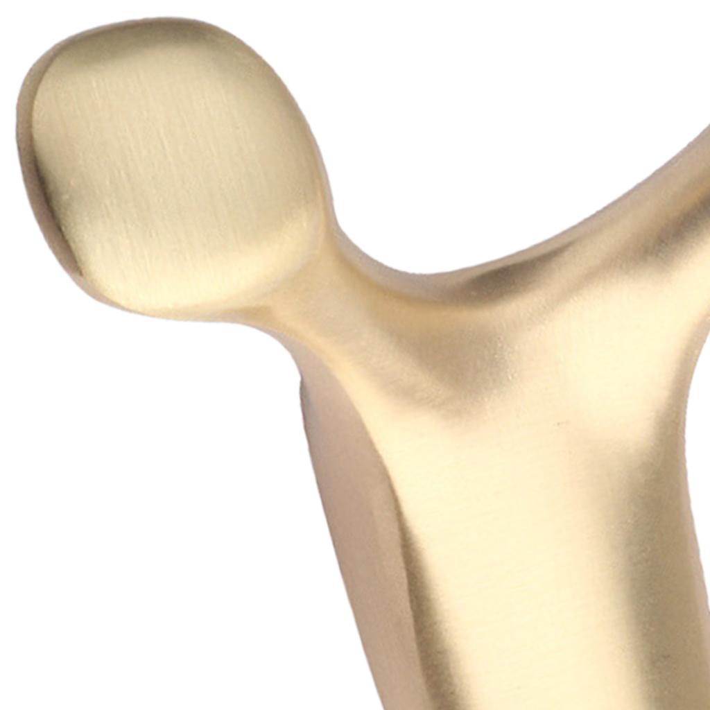 2 Pieces Wall Hooks Heavy Duty Nordic Waterproof for Kitchen Coat Robe Gold