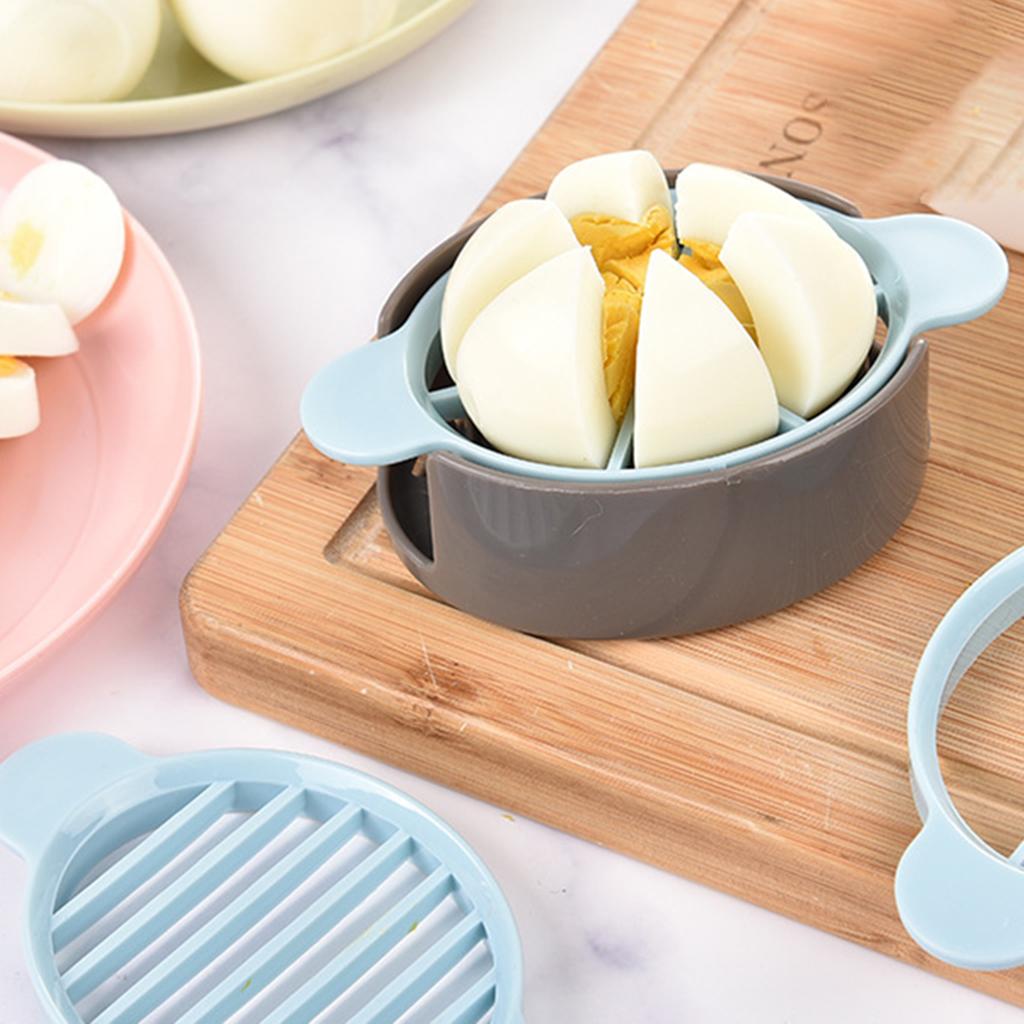Egg Slicer Multifunctional Cutting Food for Cooking Soft Fruits blue