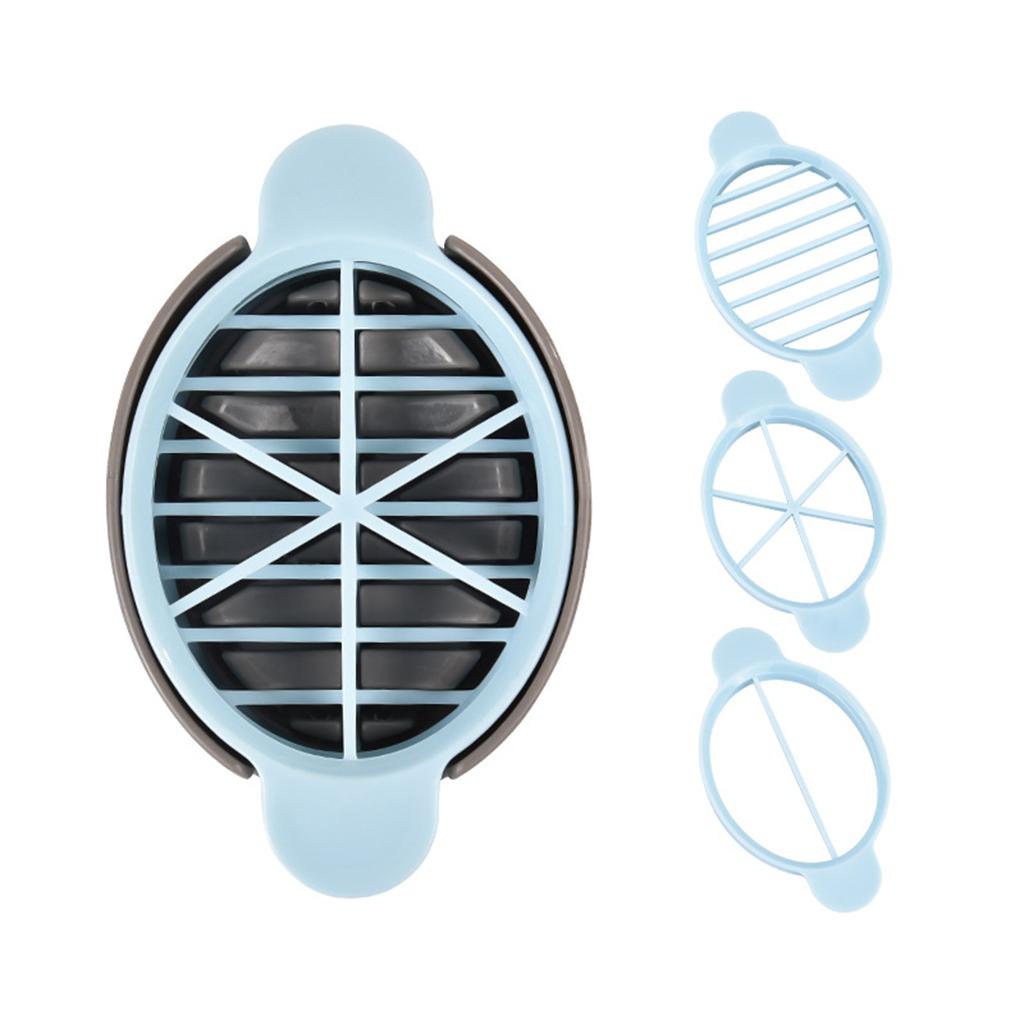 Egg Slicer Multifunctional Cutting Food for Cooking Soft Fruits blue