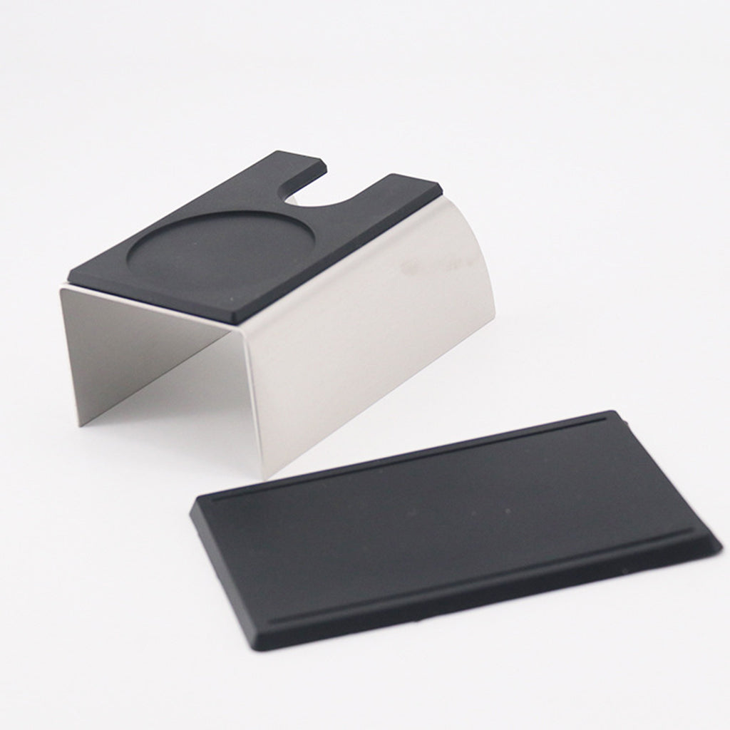 Coffee Tamper Mat Practical Pressing Device Manual Stable for for Espresso Black