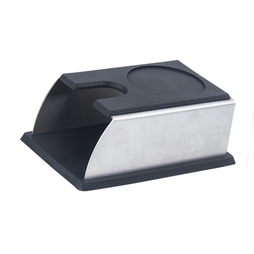 Coffee Tamper Mat Practical Pressing Device Manual Stable for for Espresso Black