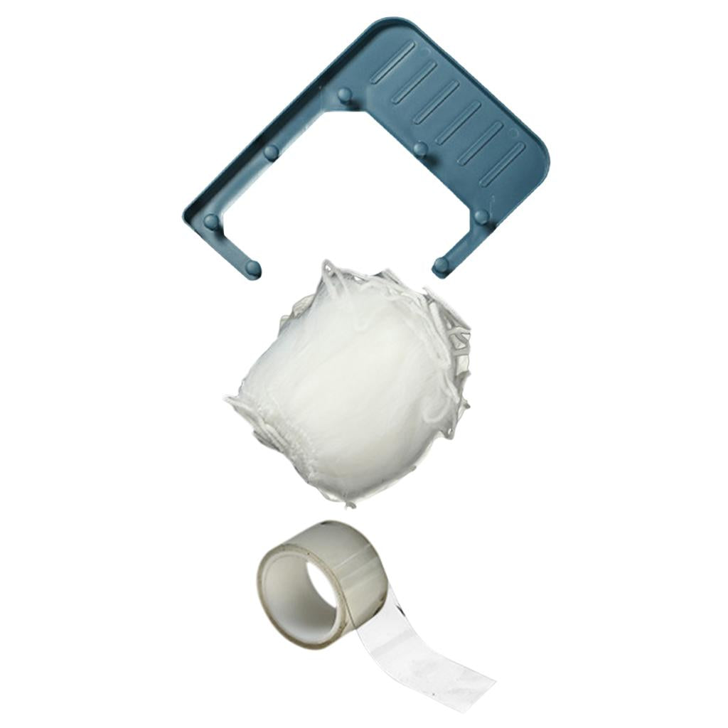 Sink Strainer Disposal Tripod Anti-Clogging Garbage Stopper Food Catcher Blue