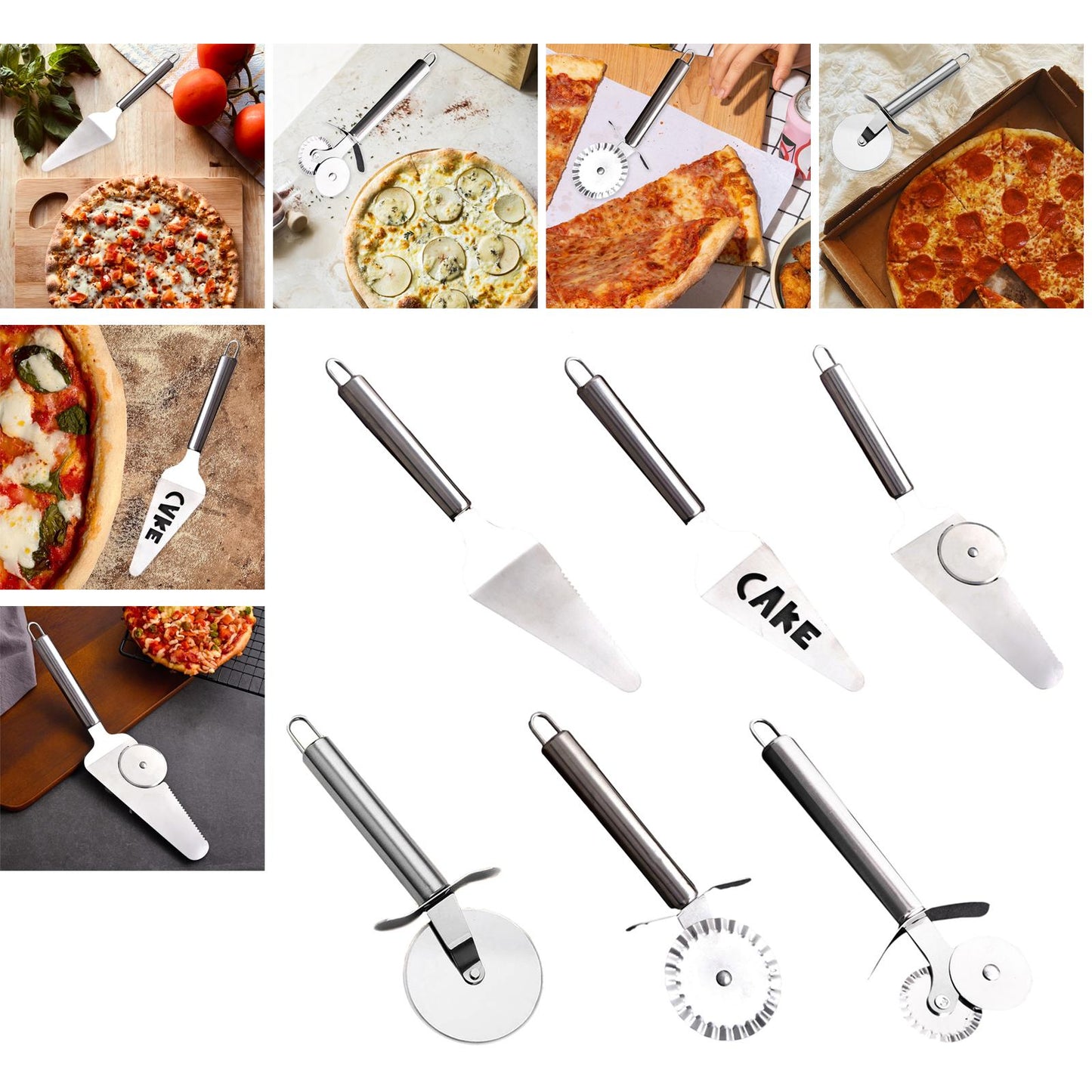Pizza Wheel &Cutter Easy to Clean Super Sharp for Pizza Dough Pizza Lovers Single wheel cutter