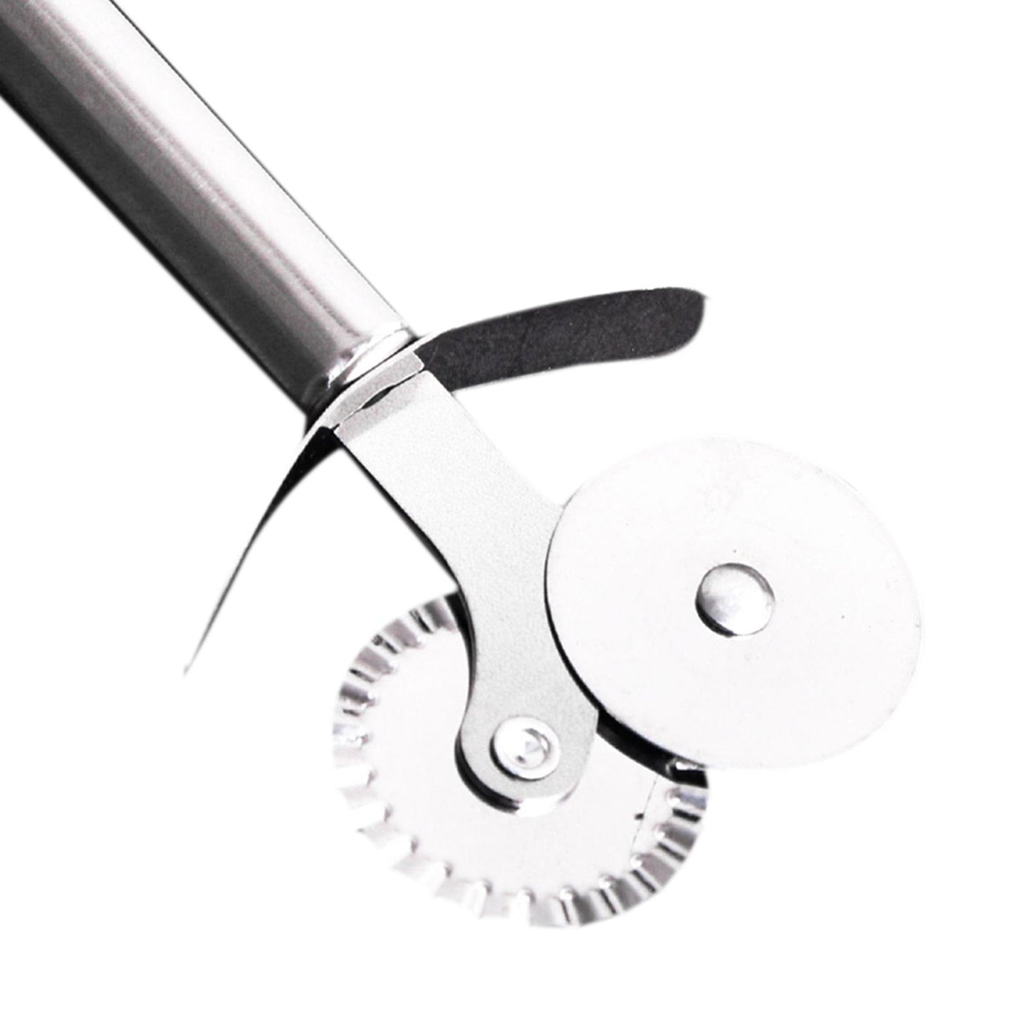 Pizza Wheel &Cutter Easy to Clean Super Sharp for Pizza Dough Pizza Lovers Double wheel cutter