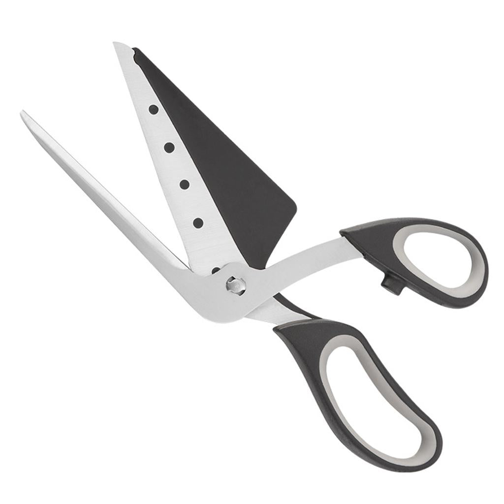 2 in 1 Pizza Shovel Scissors Rust Detachable Blade Anti-Corrosion Durable