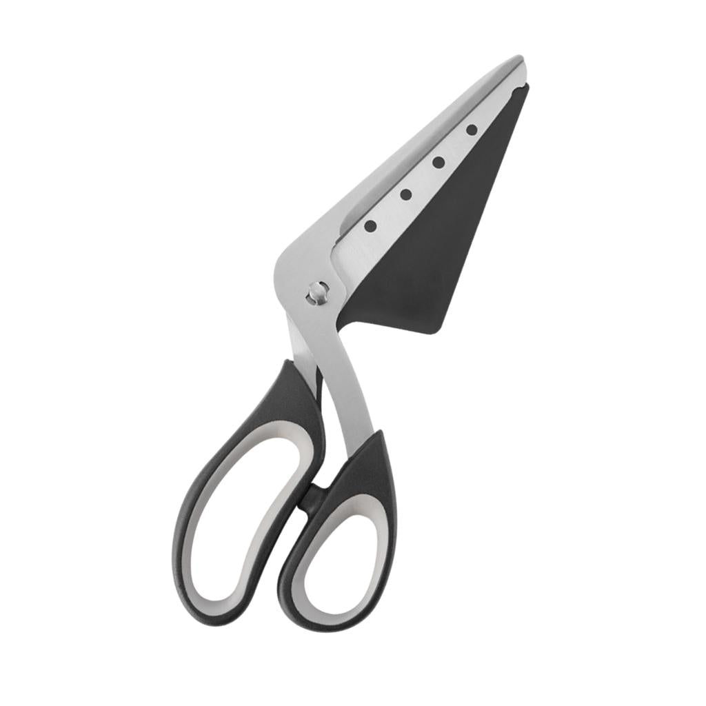 2 in 1 Pizza Shovel Scissors Rust Detachable Blade Anti-Corrosion Durable