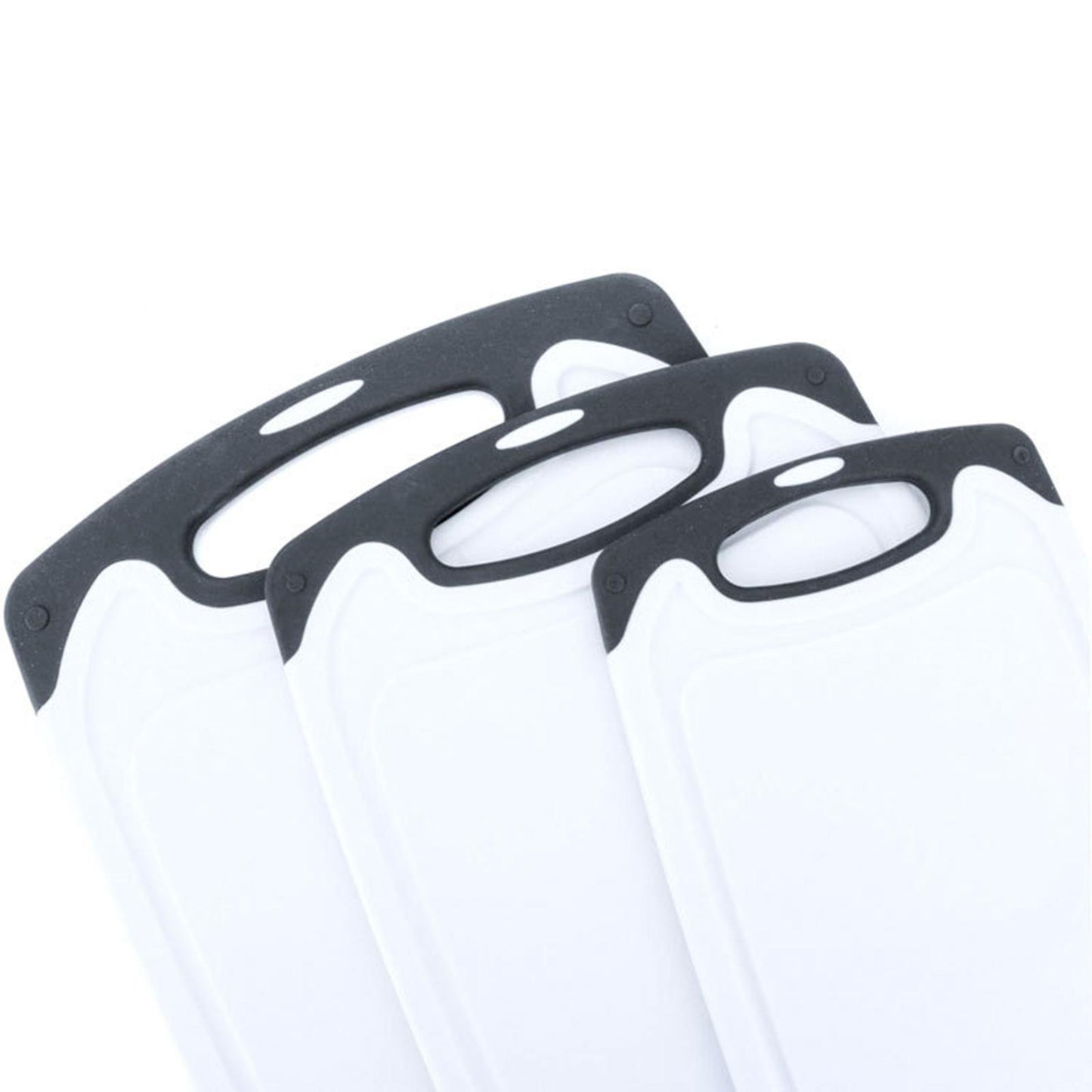 3 Piece Chopping Board Food Grade Plastic convenient Storage for Dining