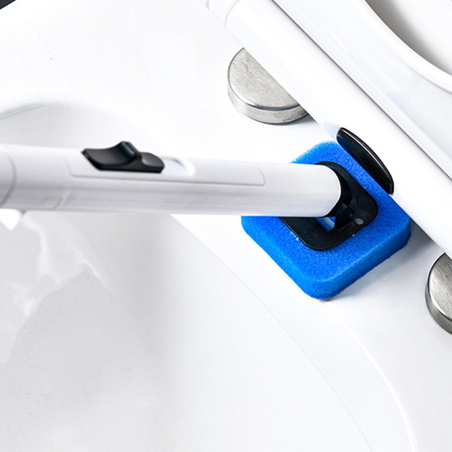 Toilet Brush Holder Plastic with Long Handle for Toilet Cleaning Tools